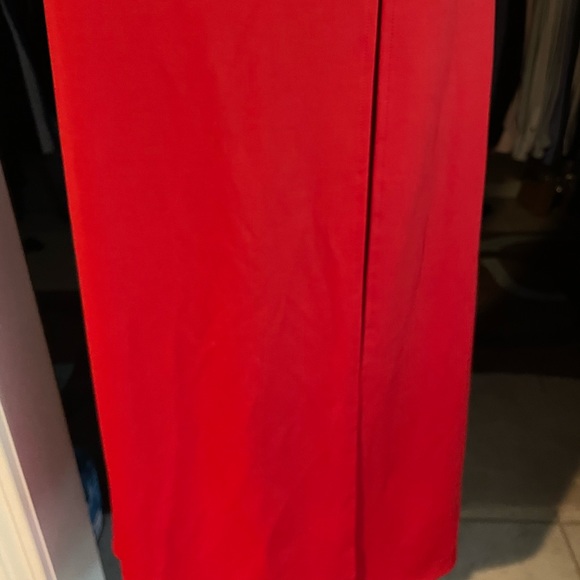 Red Rhinestone Evening Gown Prom Dress Maxi Soieblu Agaci “A Night To Remember” - Picture 8 of 11